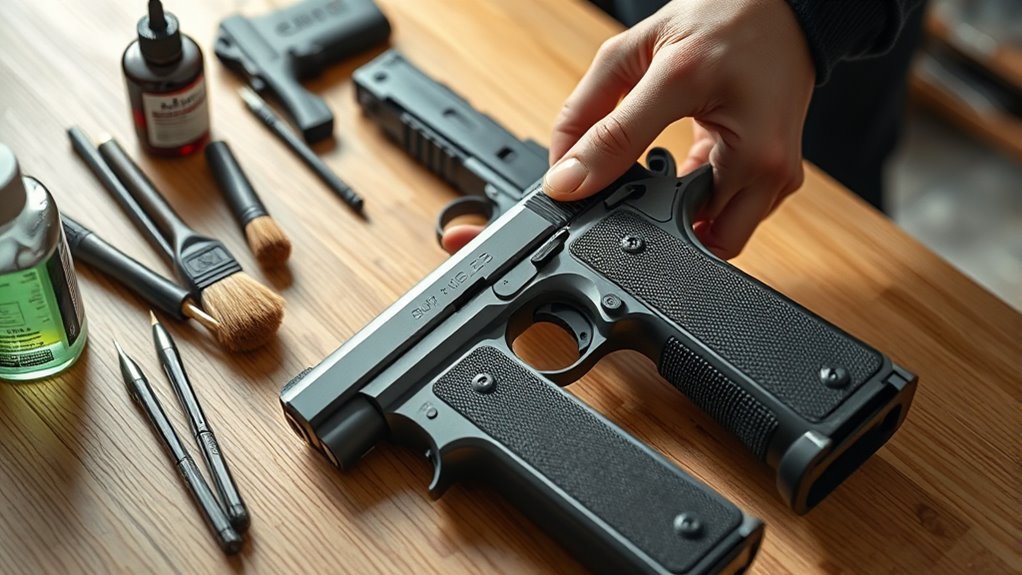 regular firearm maintenance schedule