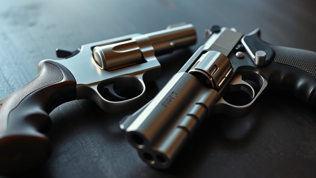 revolvers and semi autos