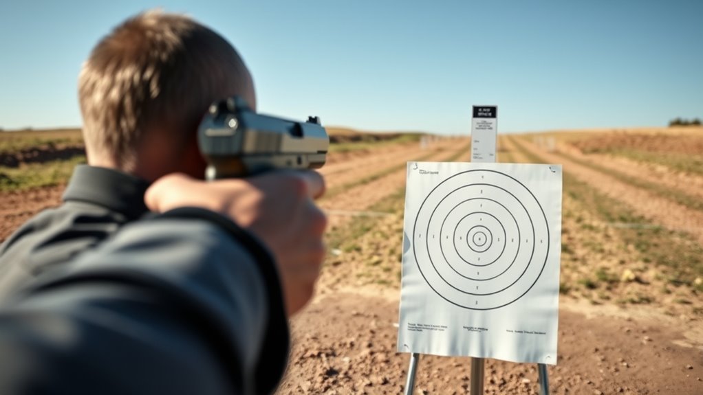 select target and distance