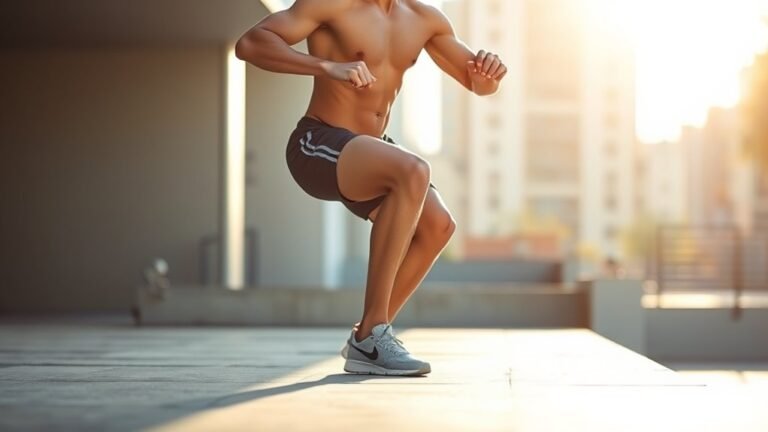 single leg squat exercise