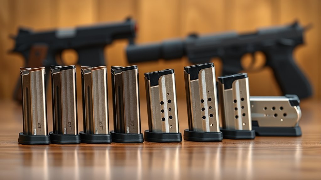 standard magazine capacities vary