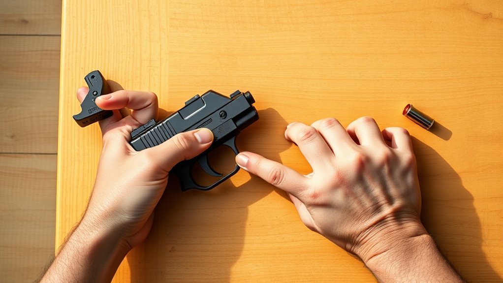step by step pistol loading