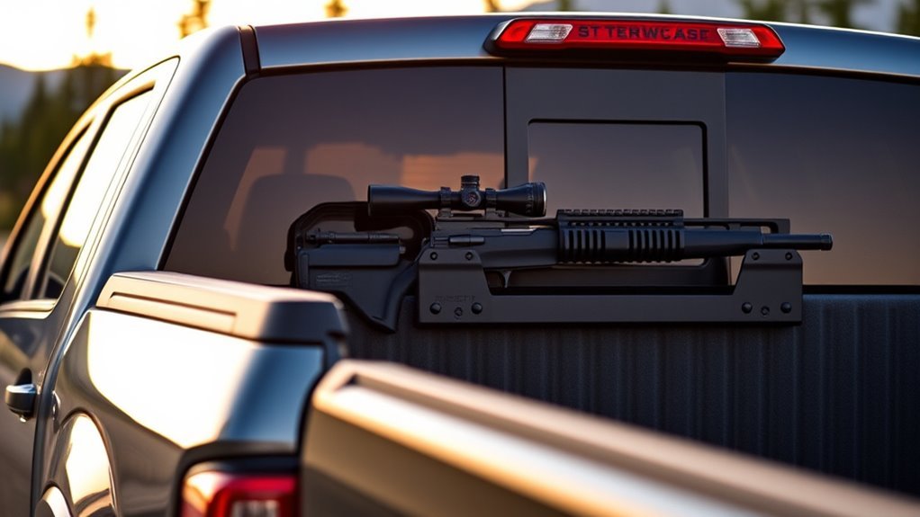 top back window gun racks