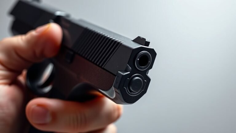 using pistol trigger safety