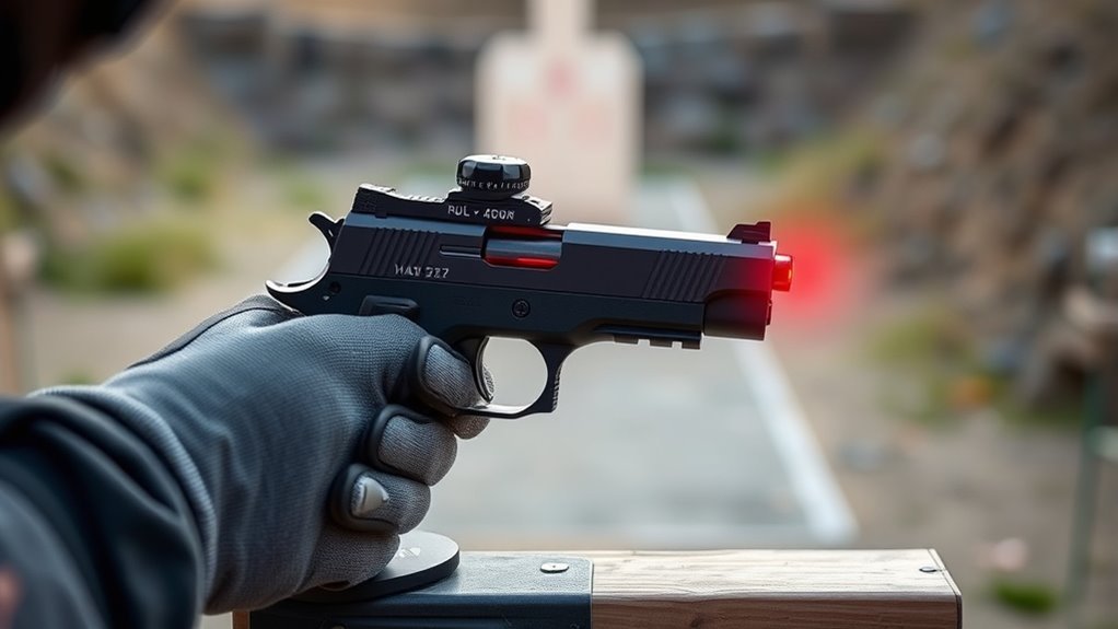 zeroing a pistol red dot