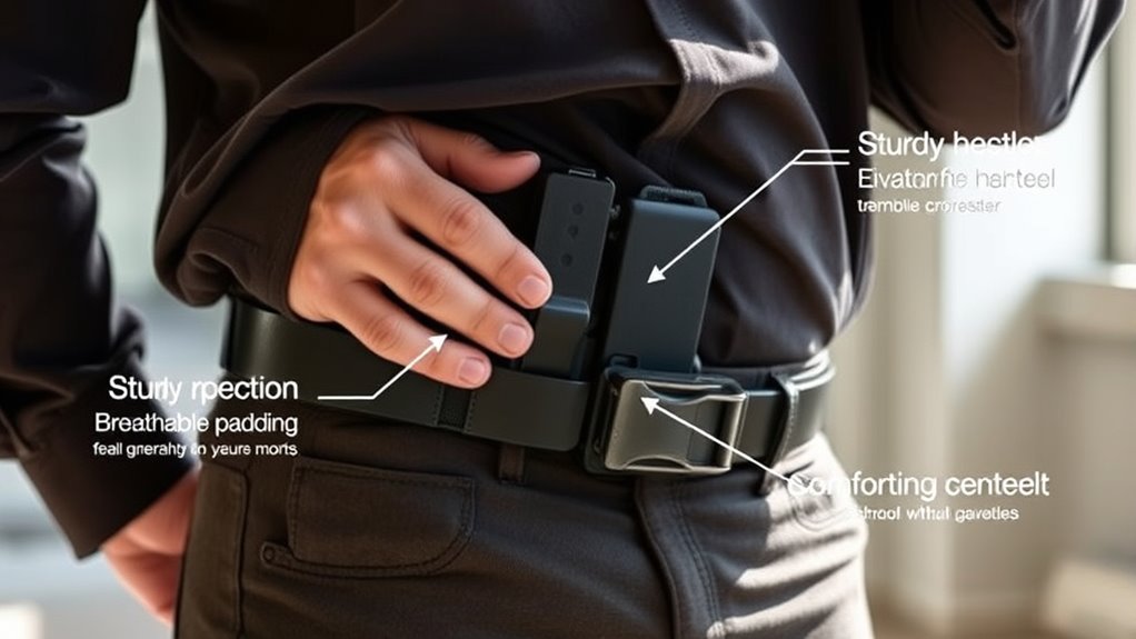 comfort retention concealment durability