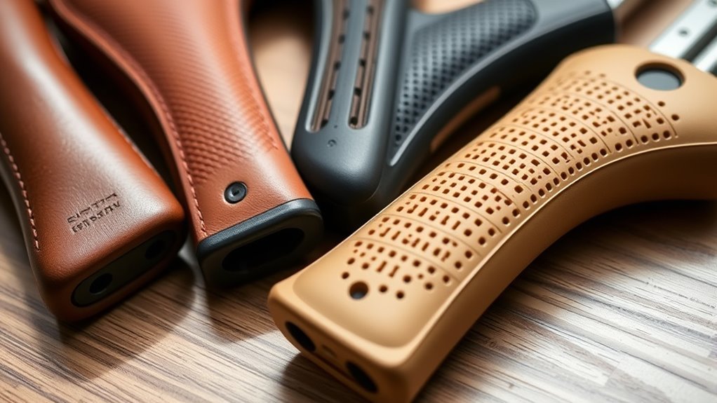 grip materials and comfort