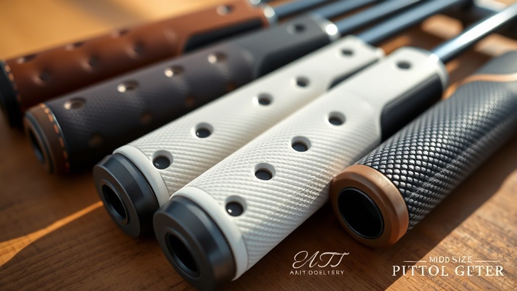 grip size material feel