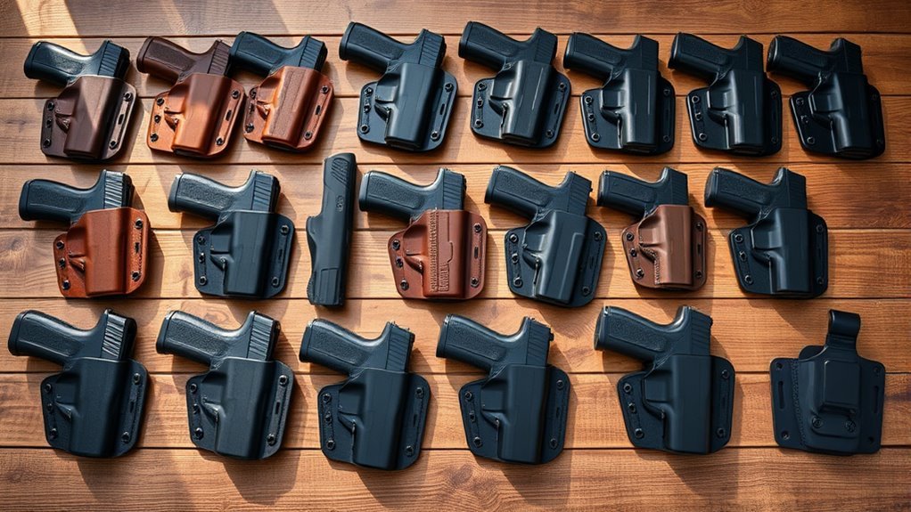 holster material fit and retention