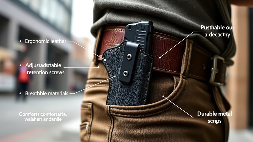 holster material fit comfort