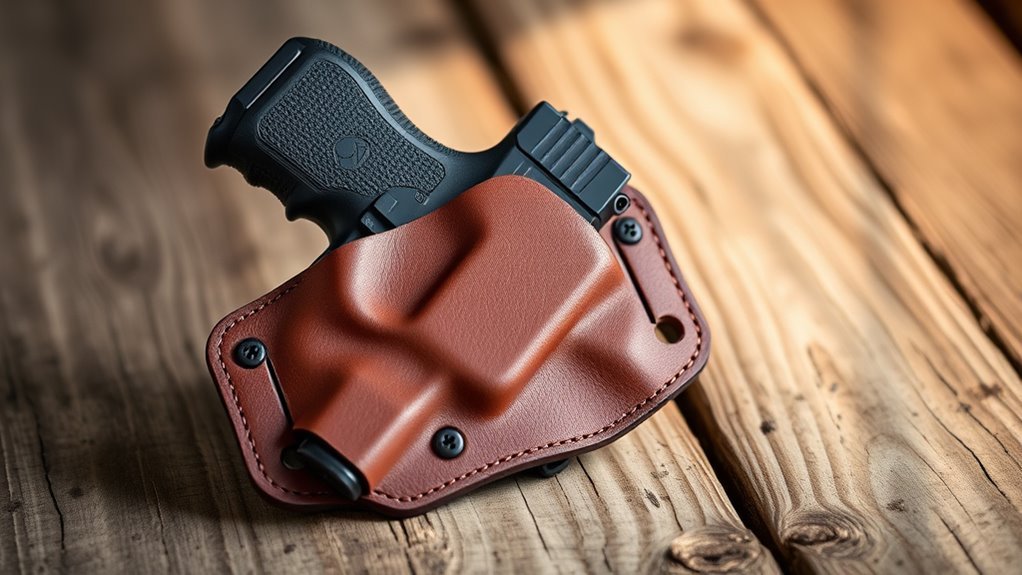 holster material retention and compatibility