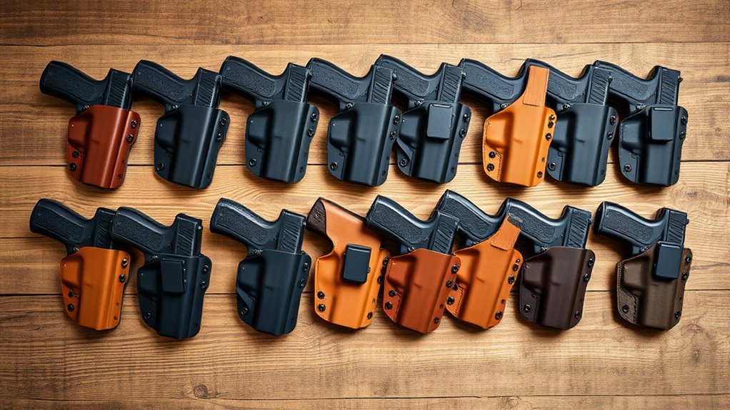 holster material retention comfort
