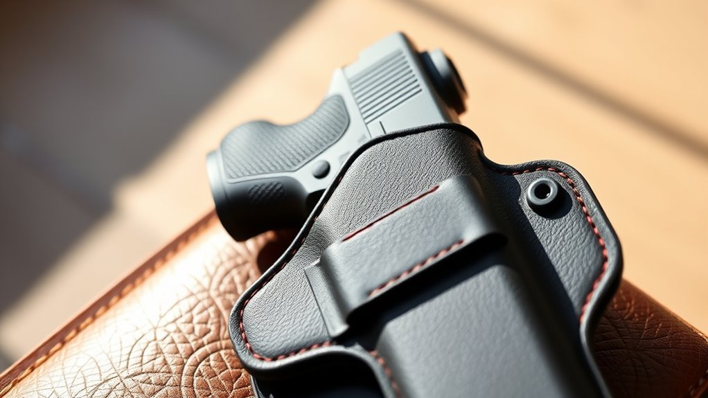 holster material retention fit