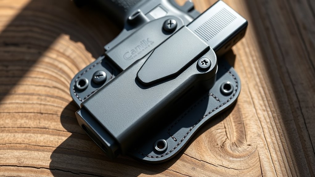 holster must fit securely