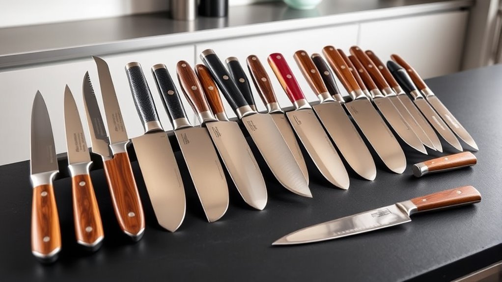 large handle chef knives