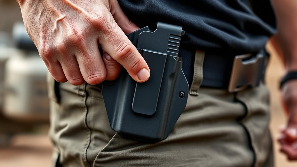 proper fit and secure hold