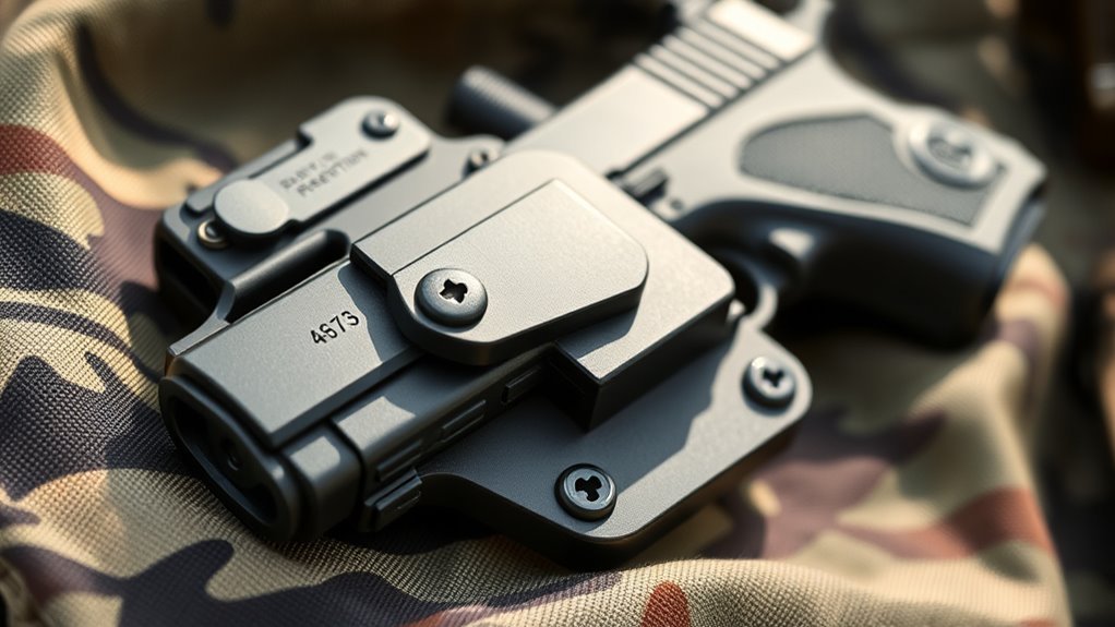 secure customizable firearm holster