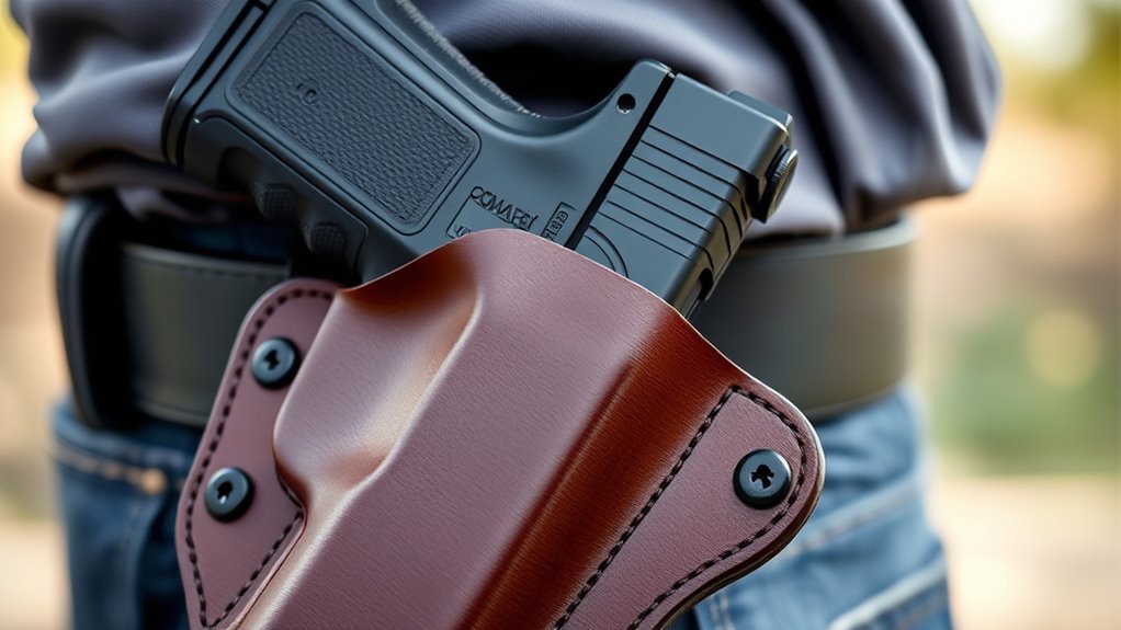 secure customizable firearm holster