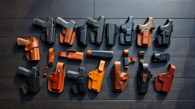 top back holster options