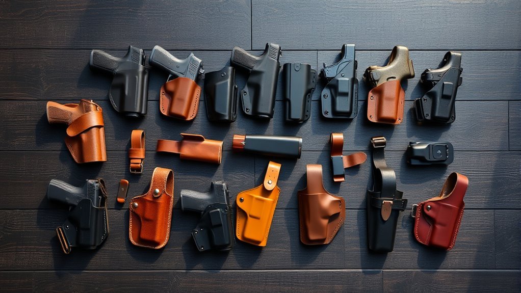 top back holster options