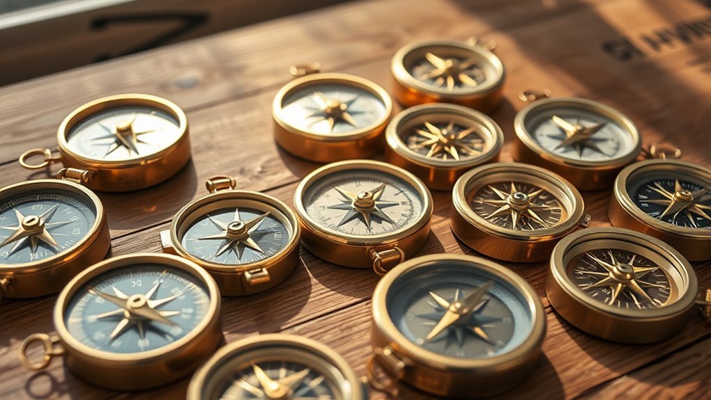 top compass pin selections