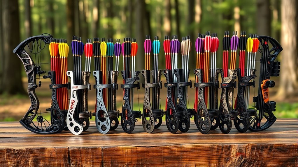 top compound bow quivers