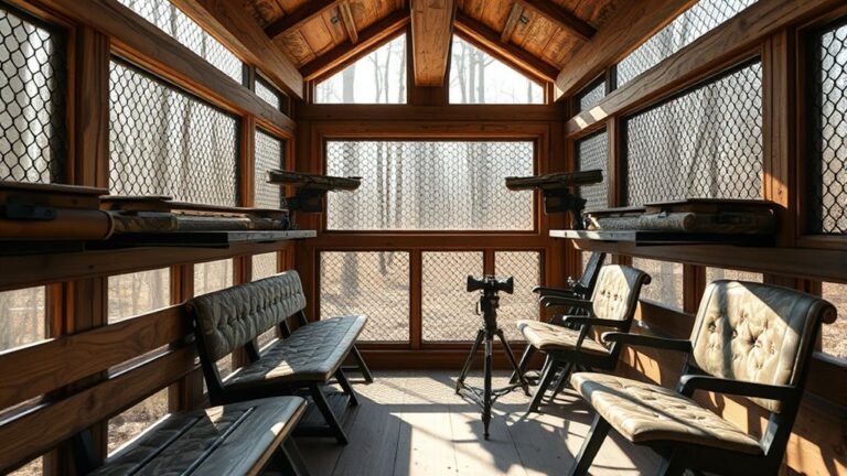 top deer blind shooting rests