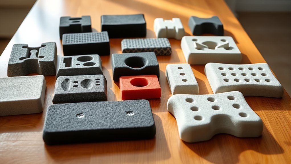 top foam rests for precision