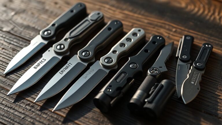top knife flashlight combos