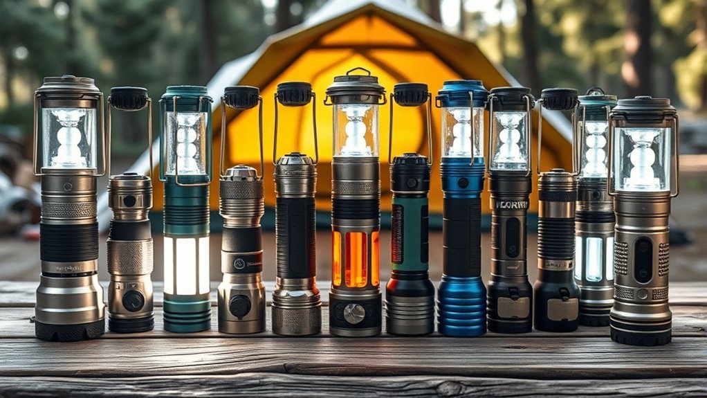 top lantern flashlight combos