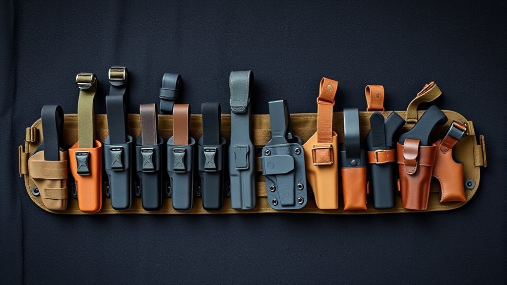 top molle belt holsters