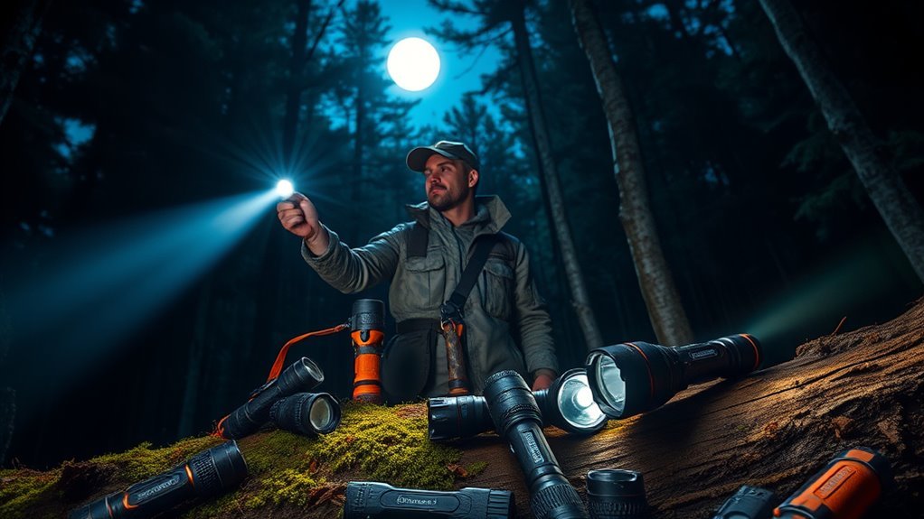 top night hunting flashlights