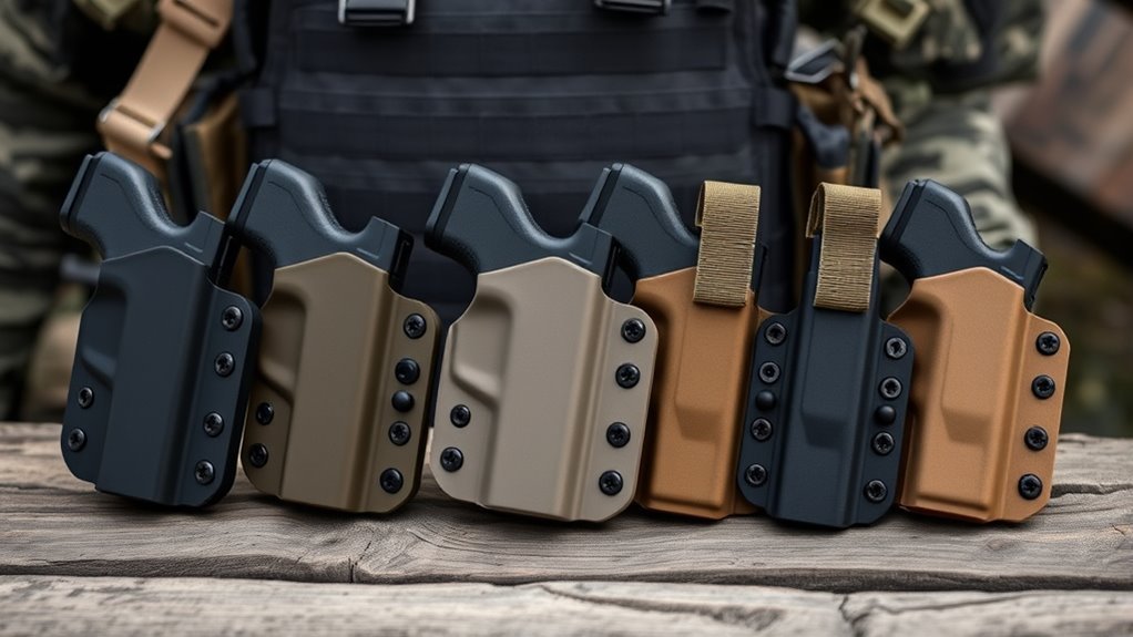 top plate carrier holsters