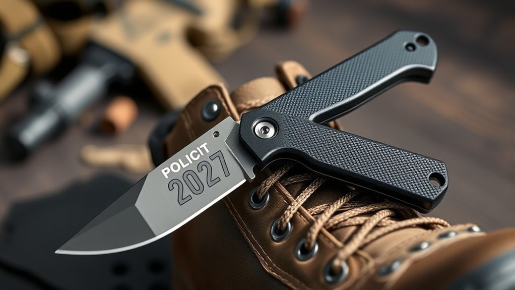 top police boot knives