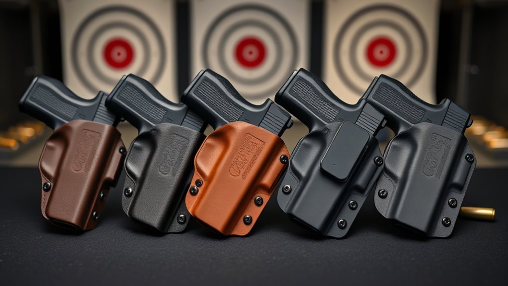 top range holster selections
