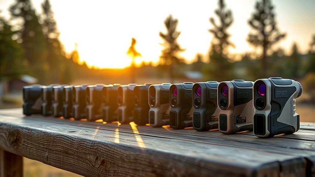 top shooting laser rangefinders