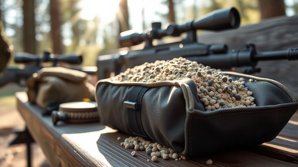 top shooting rest bag fillers
