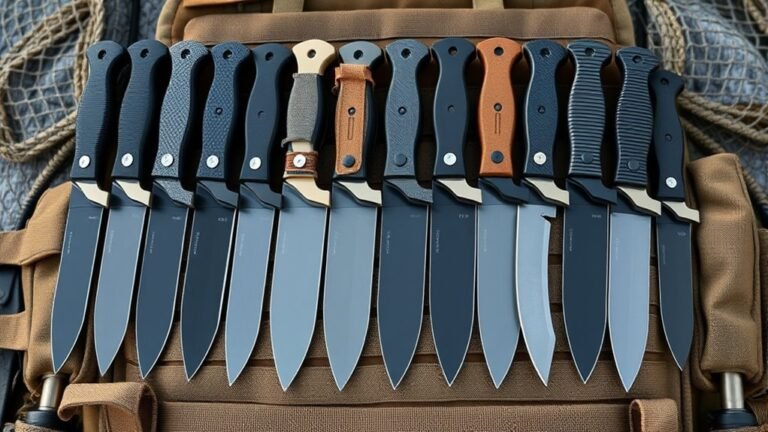 top tactical vest knives