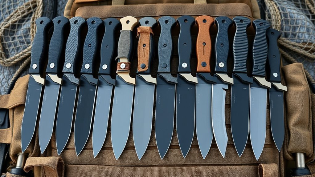 top tactical vest knives