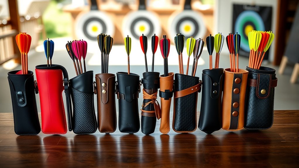 top target shooting quivers