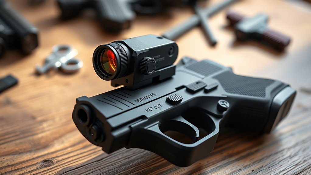 affordable pistol red dot