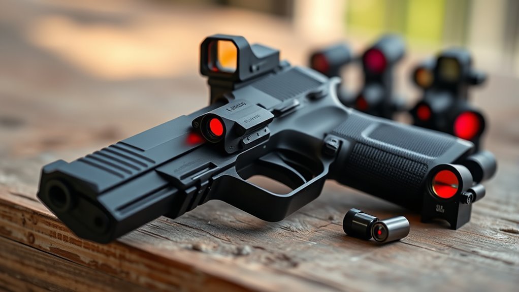 affordable pistol red dots