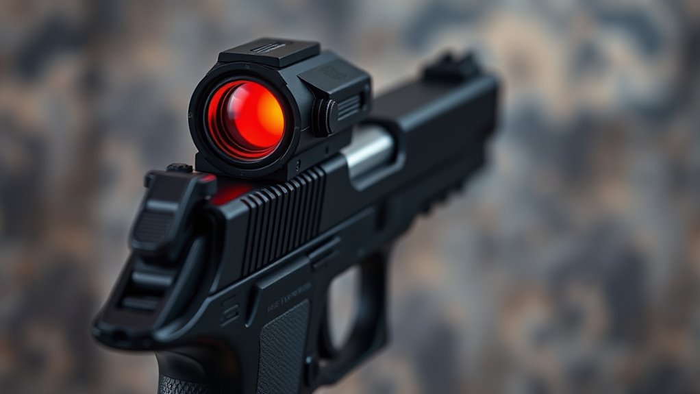 clear adjustable reticle sight