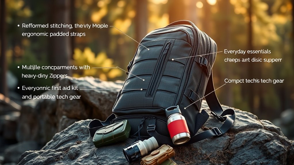 durable organized comfortable portable