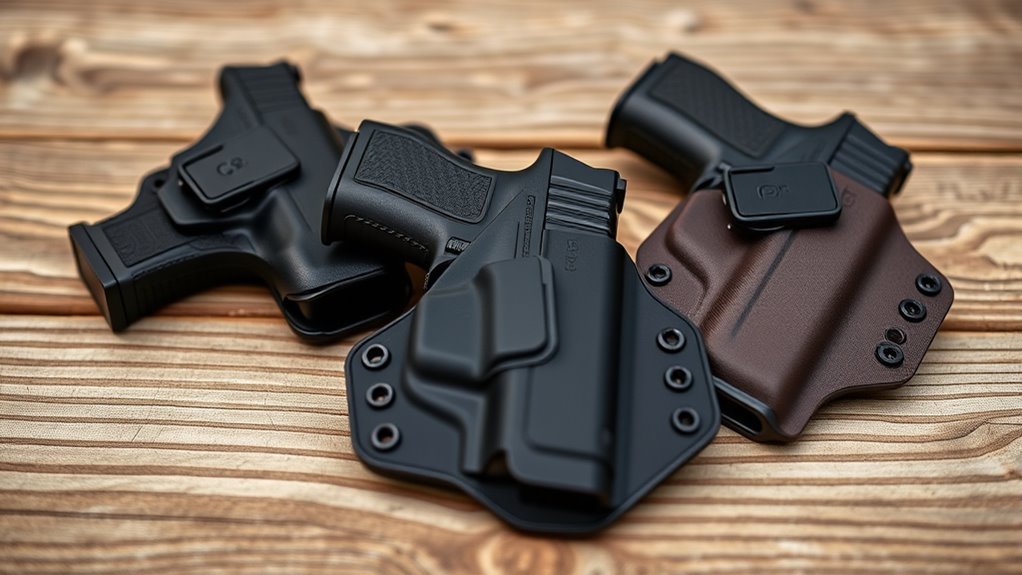 holster material and adjustability