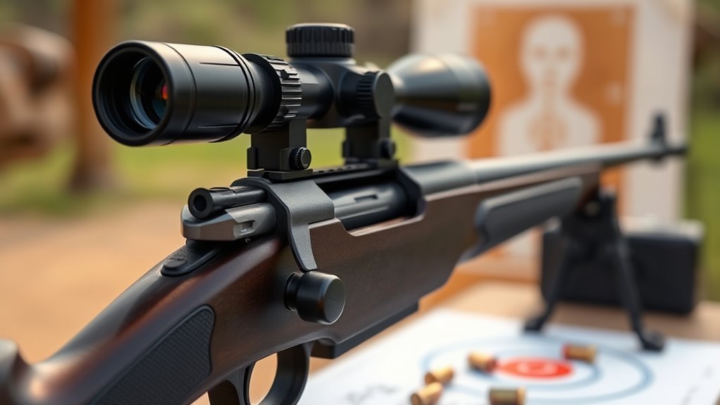 magnification reticle clarity adjustments