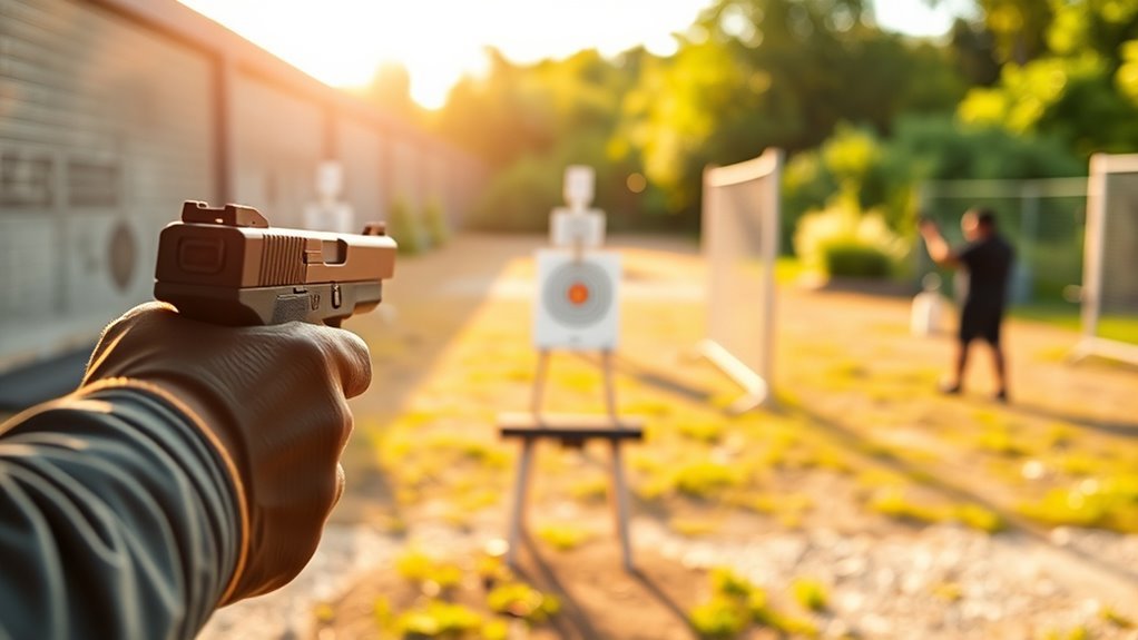 optimal pistol shooting distances