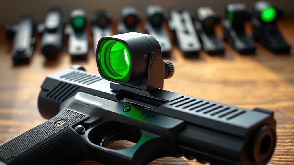 reticle battery compatibility durability