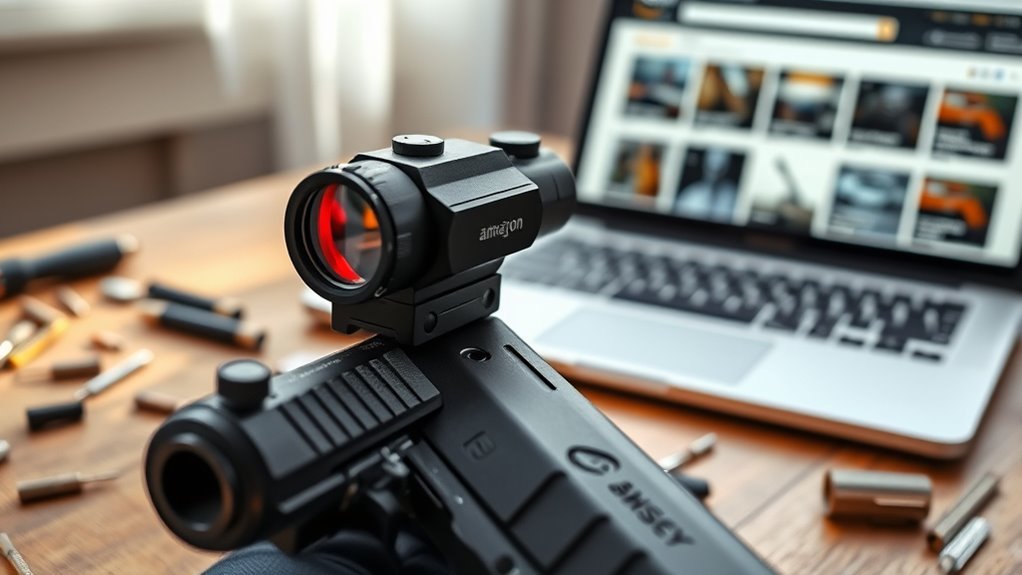 reticle battery durability brightness