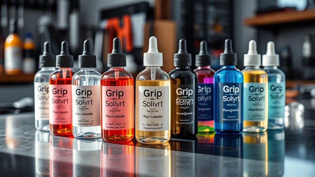 safe quick evaporating grip solvent